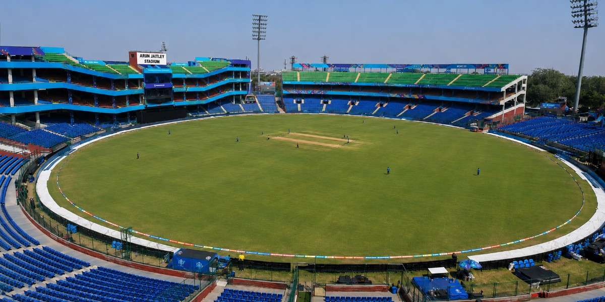 Arun Jaitley Stadium aerial-style wide ground view
